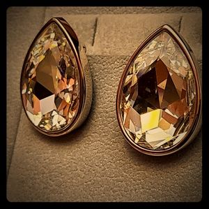 Vintage Swarovski clip-on earrings